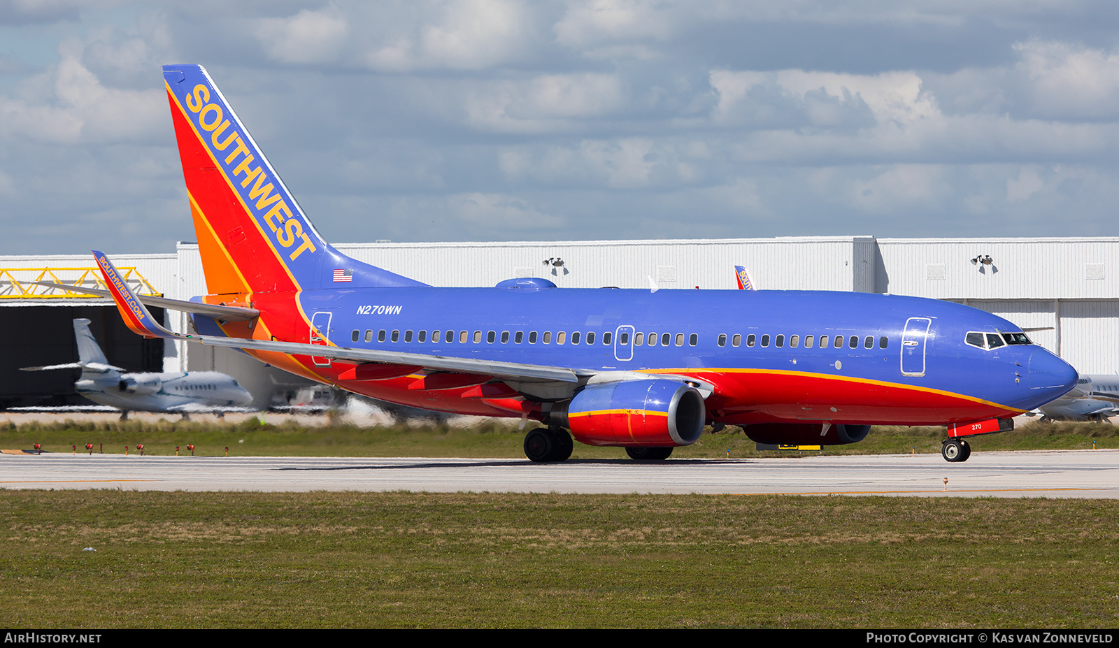 Aircraft Photo of N270WN | Boeing 737-705 | Southwest Airlines | AirHistory.net #274793