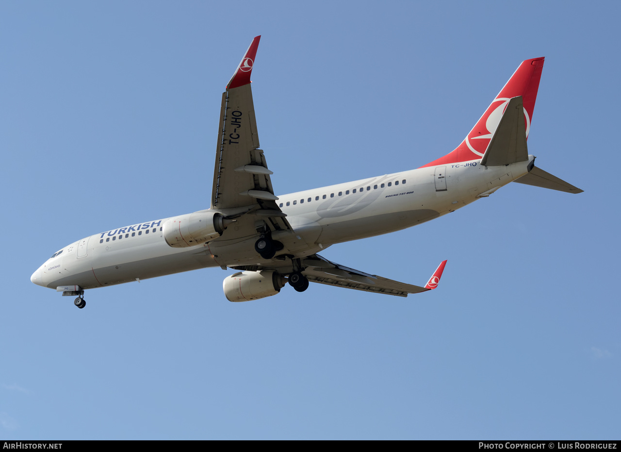 Aircraft Photo of TC-JHO | Boeing 737-8F2 | Turkish Airlines | AirHistory.net #274797