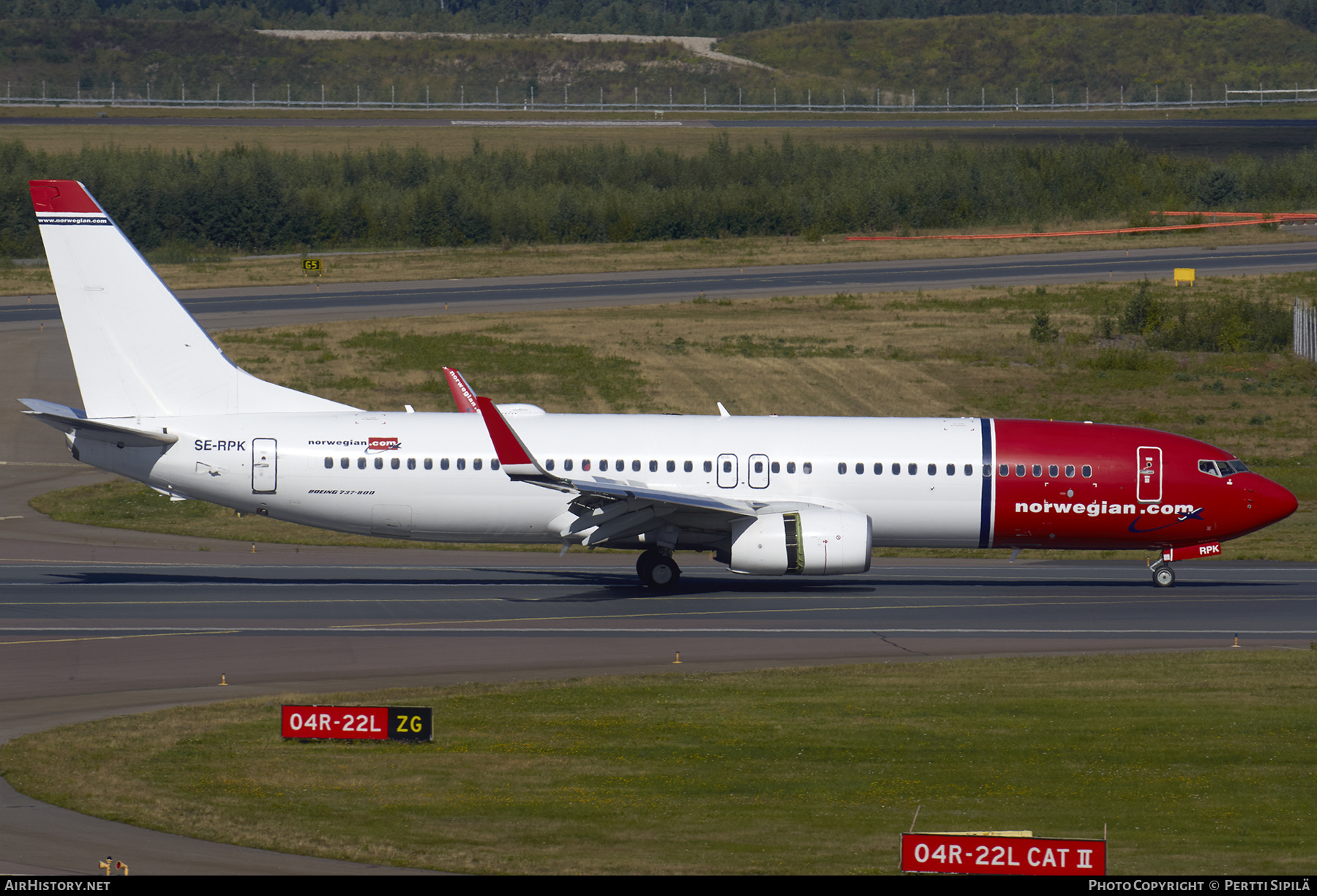Aircraft Photo of SE-RPK | Boeing 737-8JP | Norwegian | AirHistory.net #274807