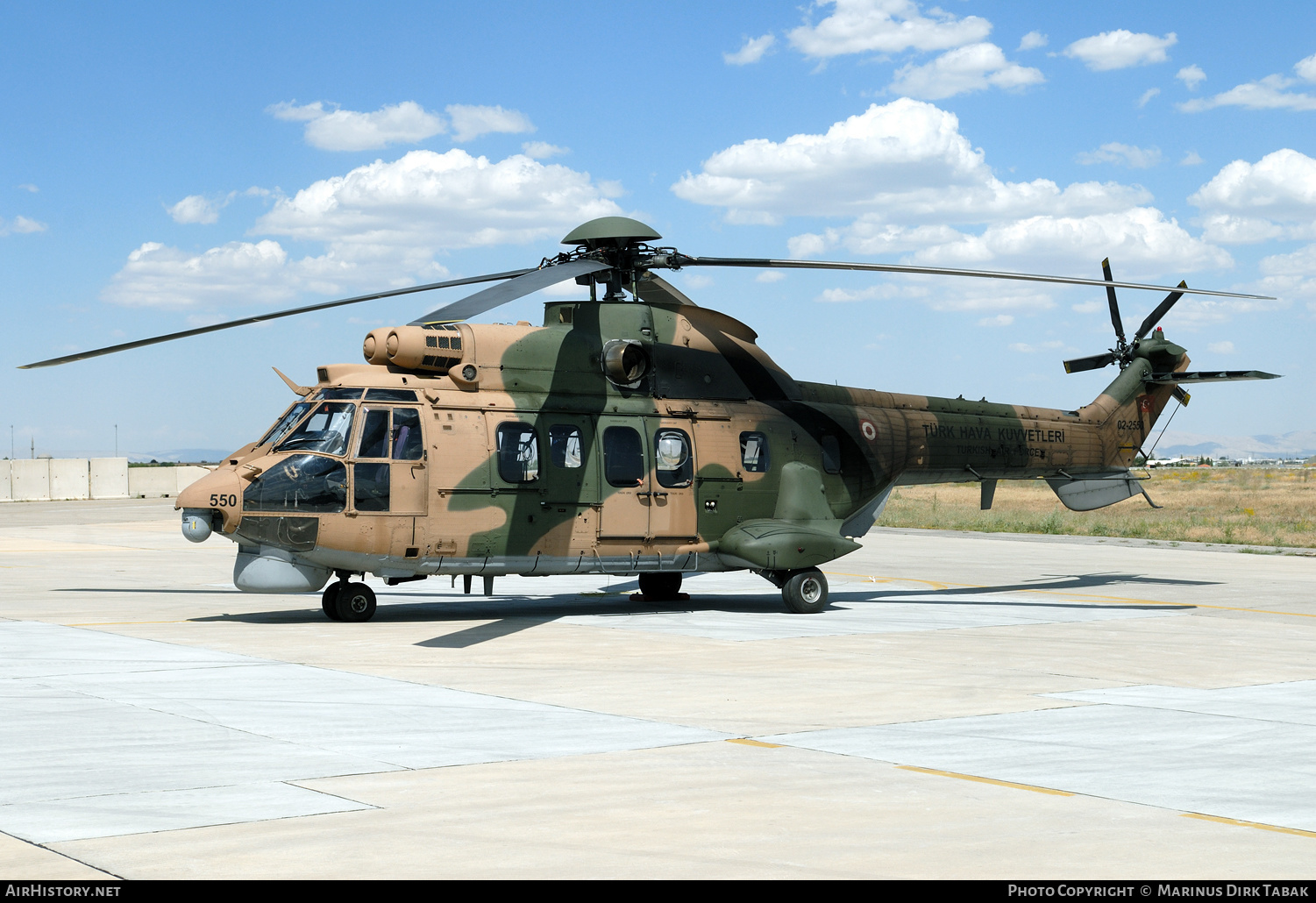 Aircraft Photo of 02-2550 | Eurocopter AS-532AL Cougar | Turkey - Air Force | AirHistory.net #274831