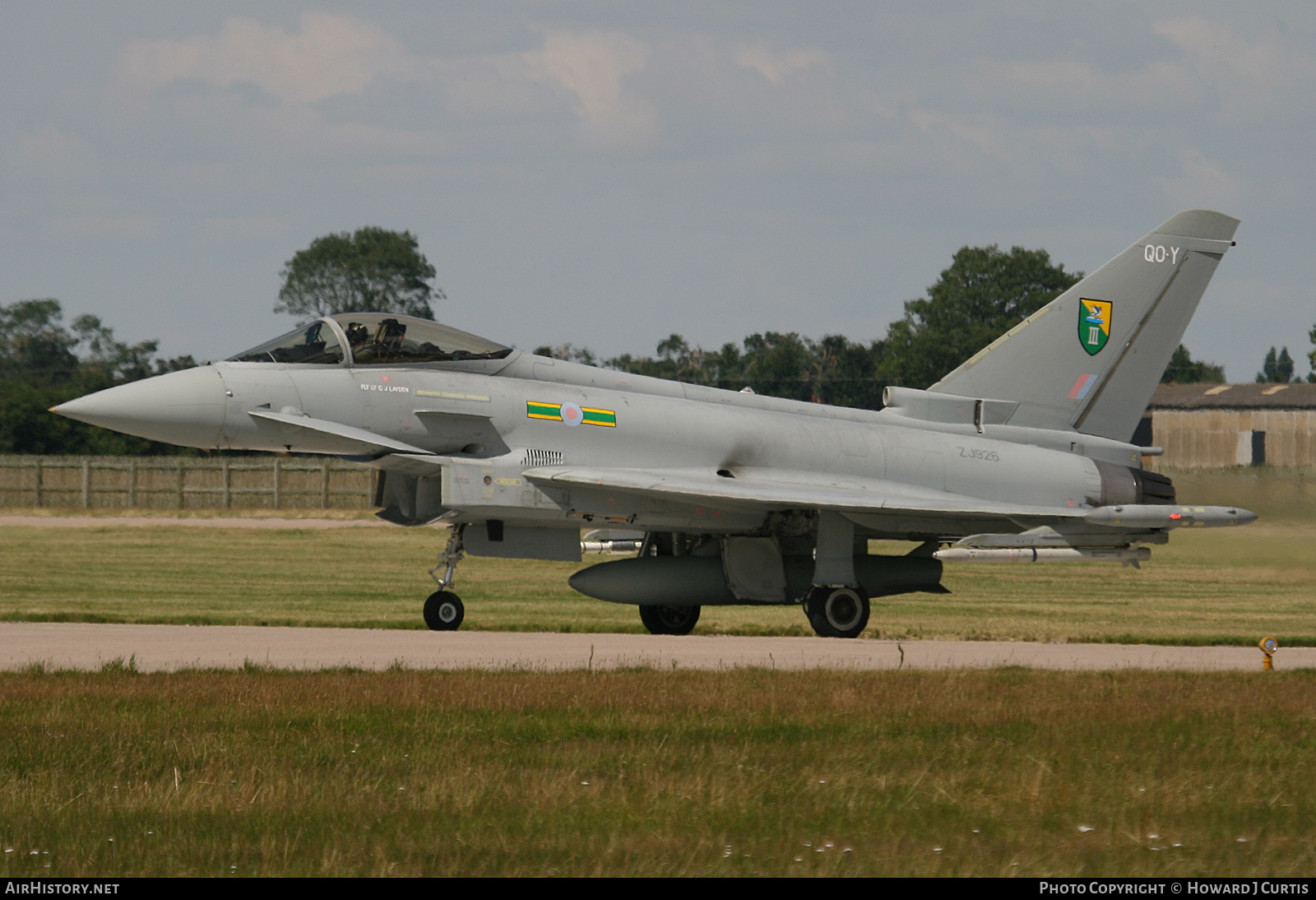 Aircraft Photo of ZJ926 | Eurofighter EF-2000 Typhoon F2 | UK - Air Force | AirHistory.net #274870