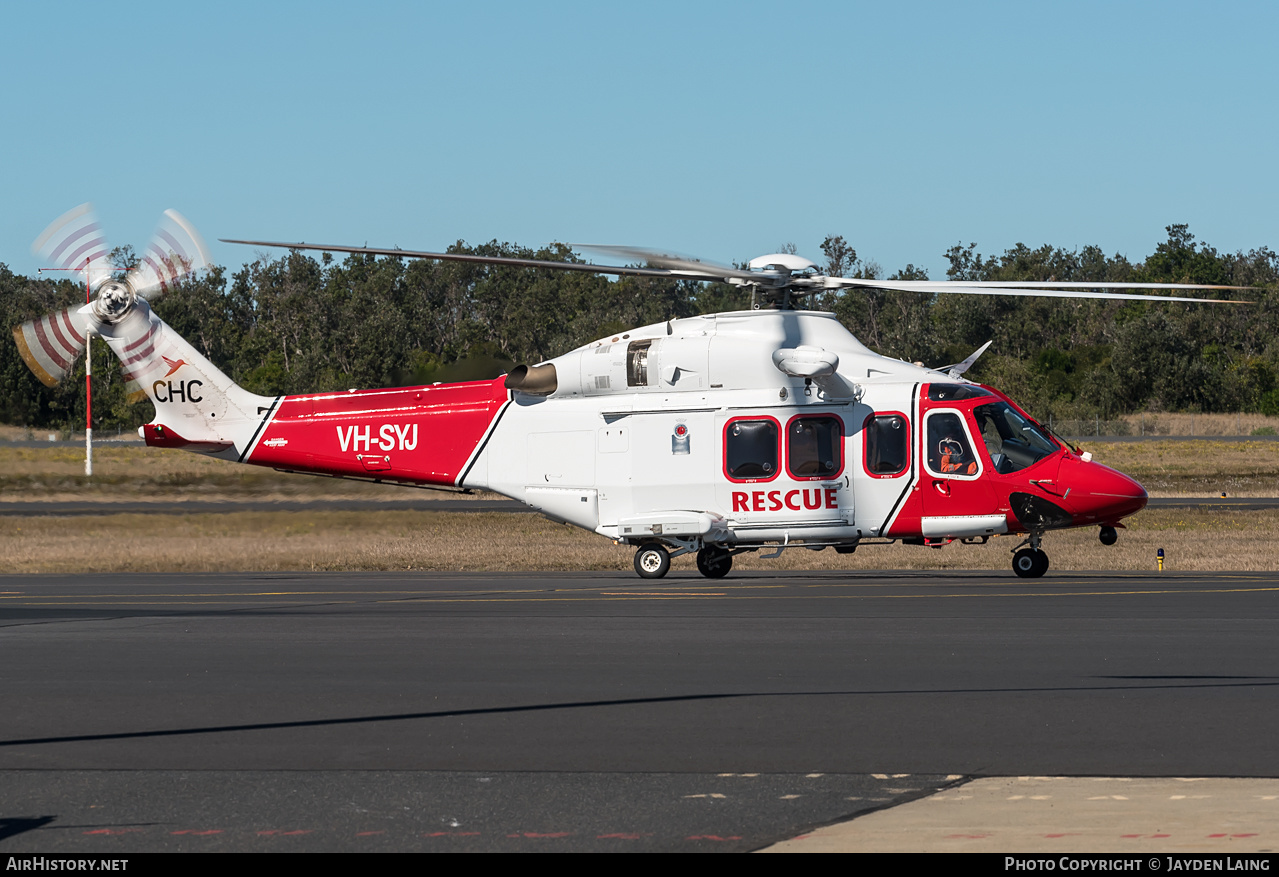 Aircraft Photo of VH-SYJ | AgustaWestland AW-139 | CHC Helicopters | AirHistory.net #274875