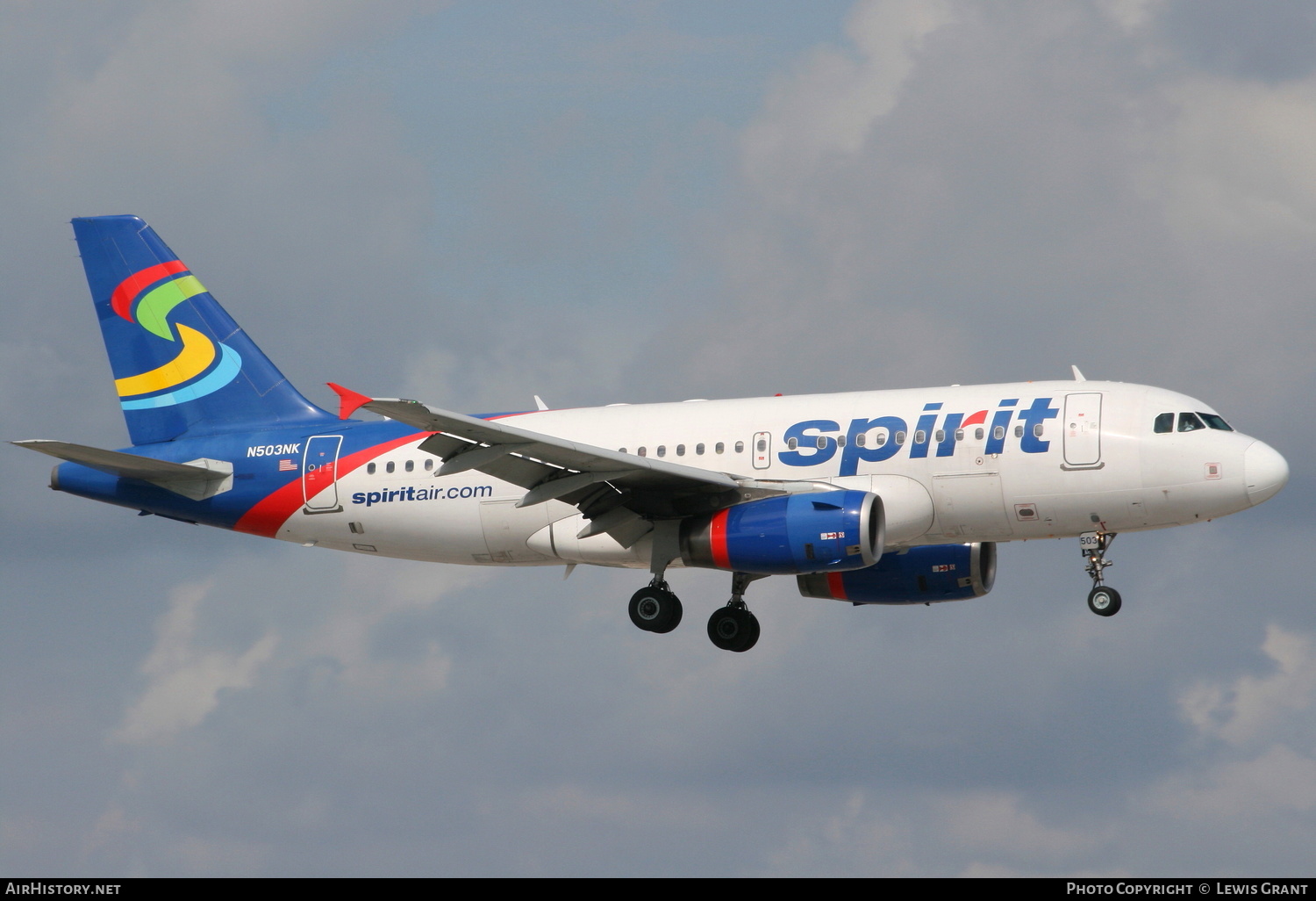 Aircraft Photo of N503NK | Airbus A319-132 | Spirit Airlines | AirHistory.net #274879