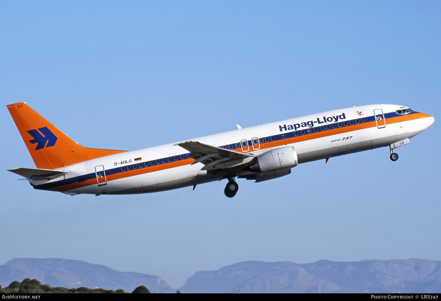 Aircraft Photo of D-AHLG | Boeing 737-4K5 | Hapag-Lloyd | AirHistory.net #274904