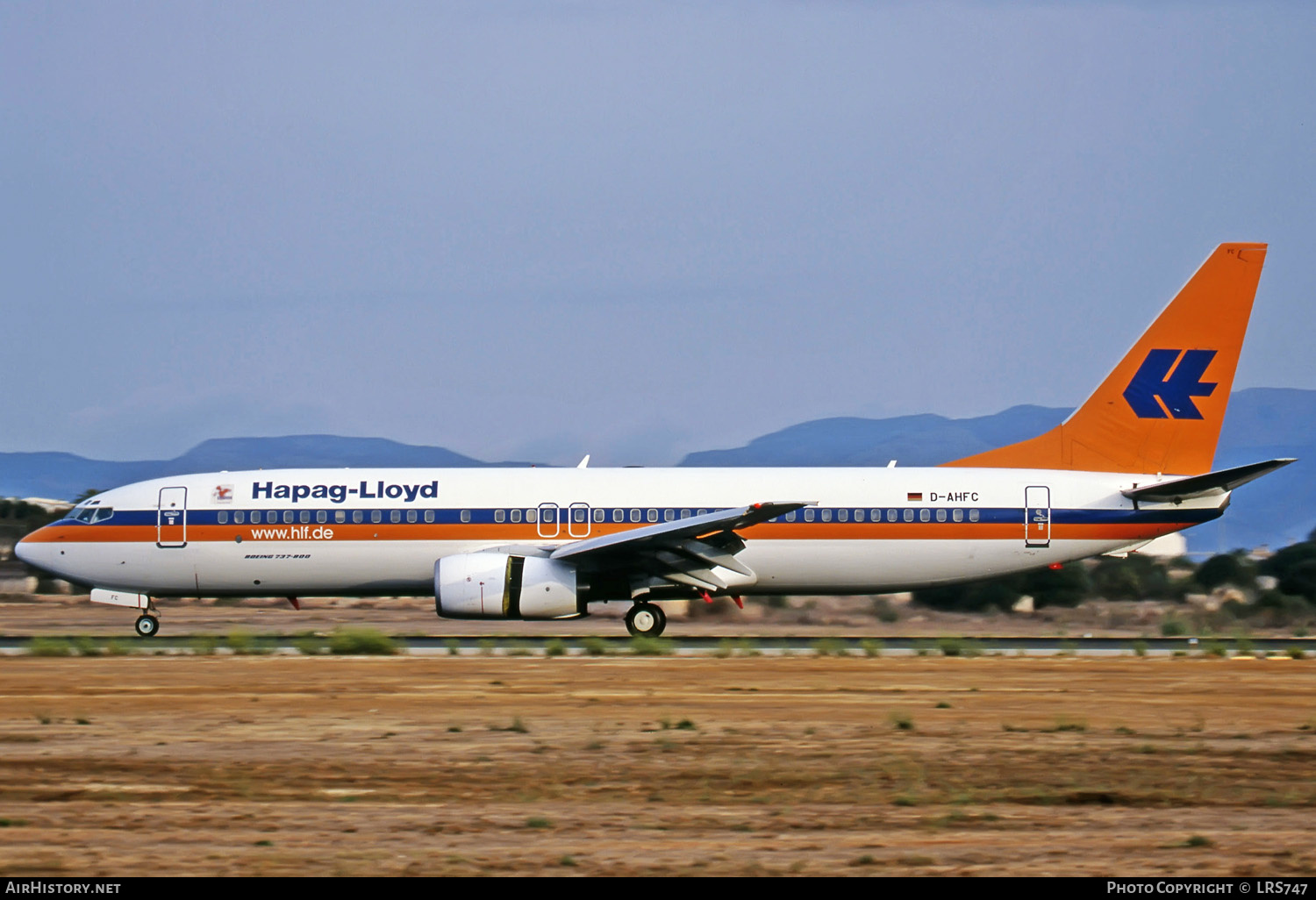 Aircraft Photo of D-AHFC | Boeing 737-8K5 | Hapag-Lloyd | AirHistory.net #274932