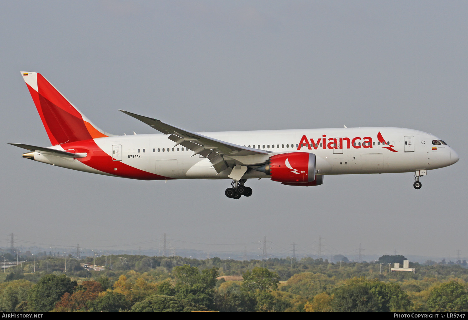 Aircraft Photo of N784AV | Boeing 787-8 Dreamliner | Avianca | AirHistory.net #274939