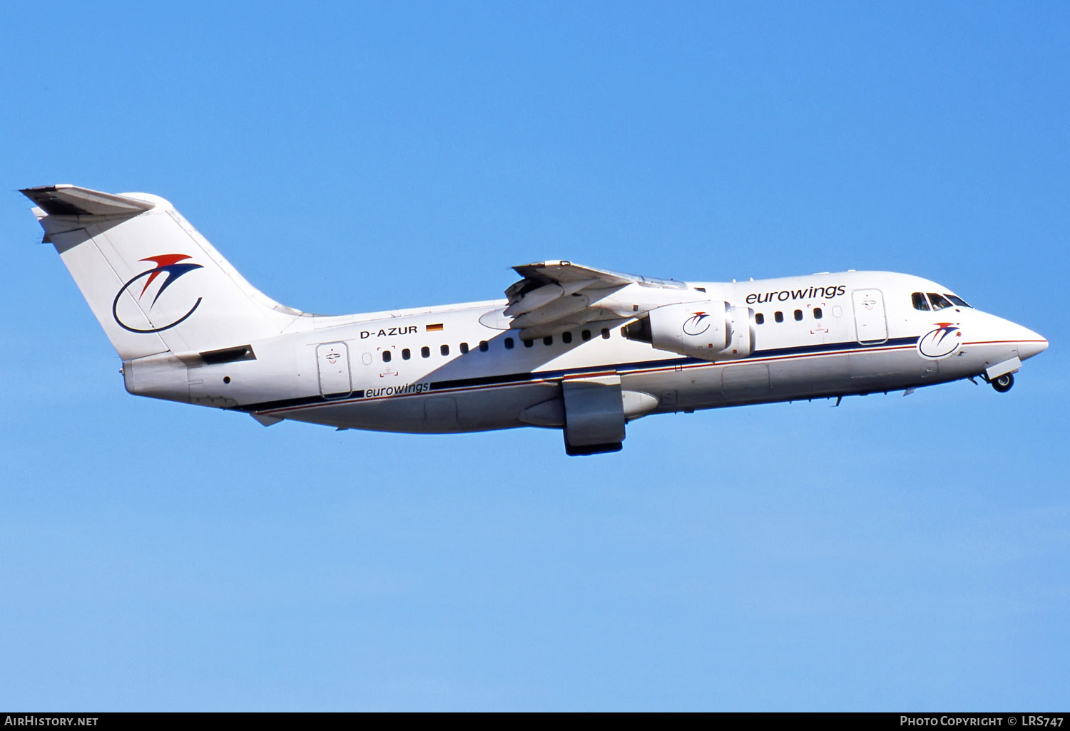 Aircraft Photo of D-AZUR | British Aerospace BAe-146-200 | Eurowings | AirHistory.net #274956