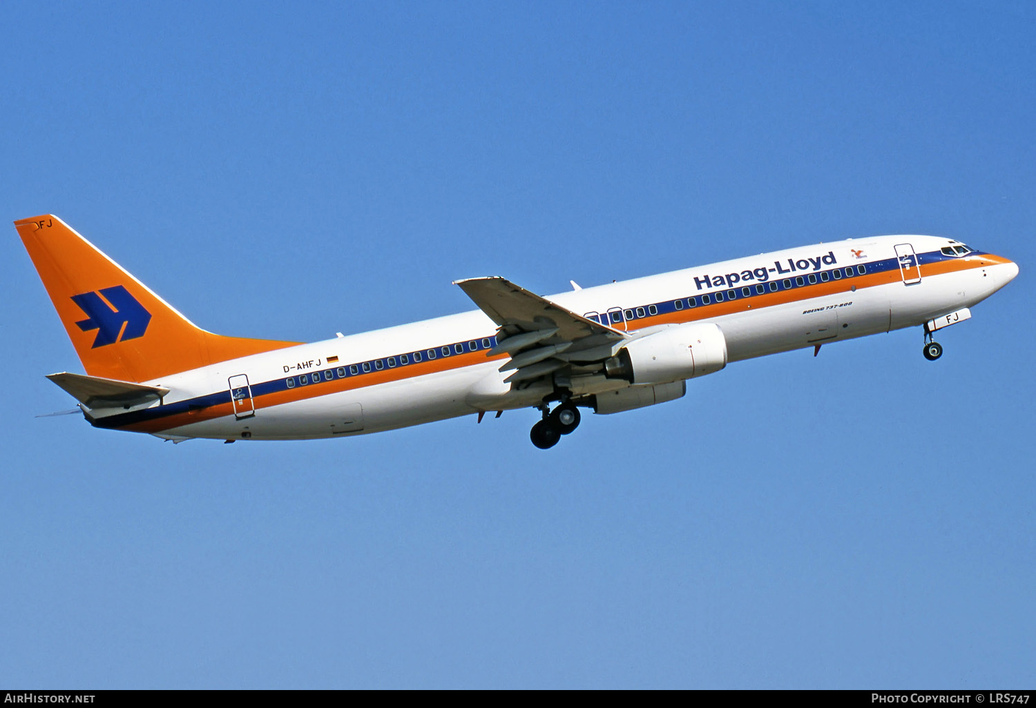 Aircraft Photo of D-AHFJ | Boeing 737-8K5 | Hapag-Lloyd | AirHistory.net #274957