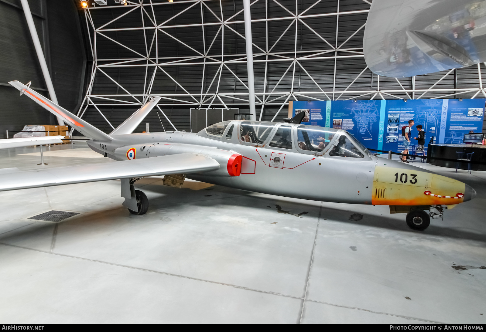 Aircraft Photo of 103 | Fouga CM-170 Magister | France - Air Force | AirHistory.net #274970