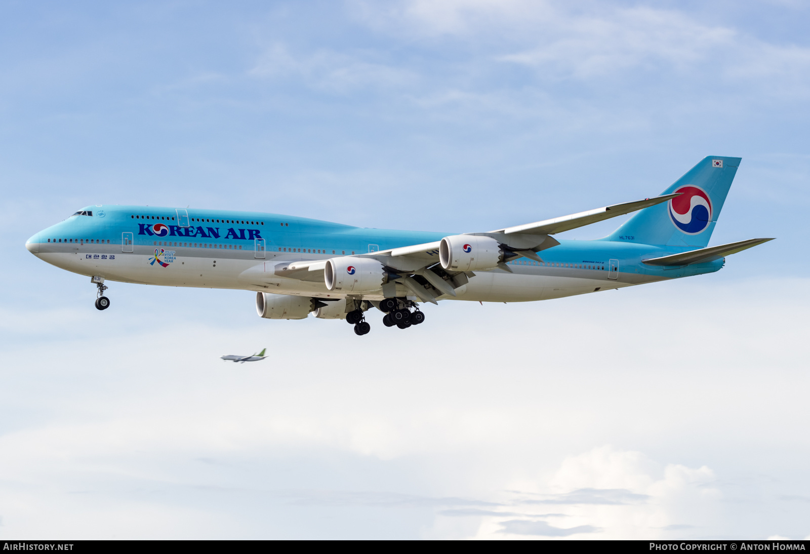 Aircraft Photo of HL7631 | Boeing 747-8B5 | Korean Air | AirHistory.net #274985