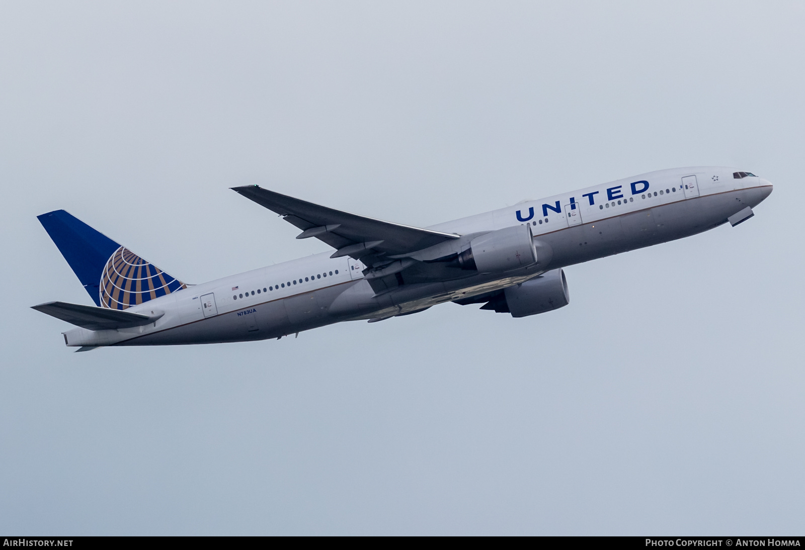 Aircraft Photo of N783UA | Boeing 777-222/ER | United Airlines | AirHistory.net #274986