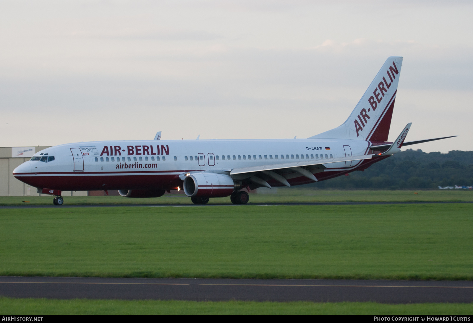 Aircraft Photo of D-ABAW | Boeing 737-86J | Air Berlin | AirHistory.net #274997