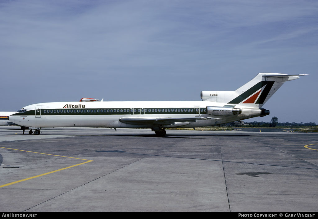 Aircraft Photo of I-DIRM | Boeing 727-243/Adv | Alitalia | AirHistory.net #275013