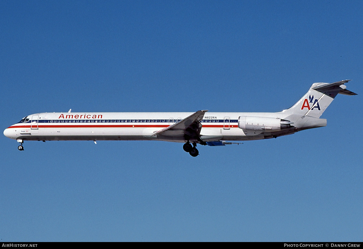 Aircraft Photo of N822RA | McDonnell Douglas MD-82 (DC-9-82) | American Airlines | AirHistory.net #275027