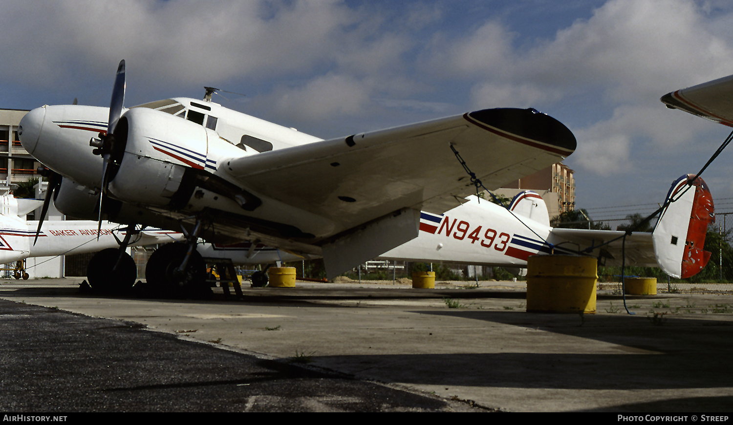 Aircraft Photo of N9493 | Beech UC-45J Expeditor | George T. Baker Aviation School | AirHistory.net #275056