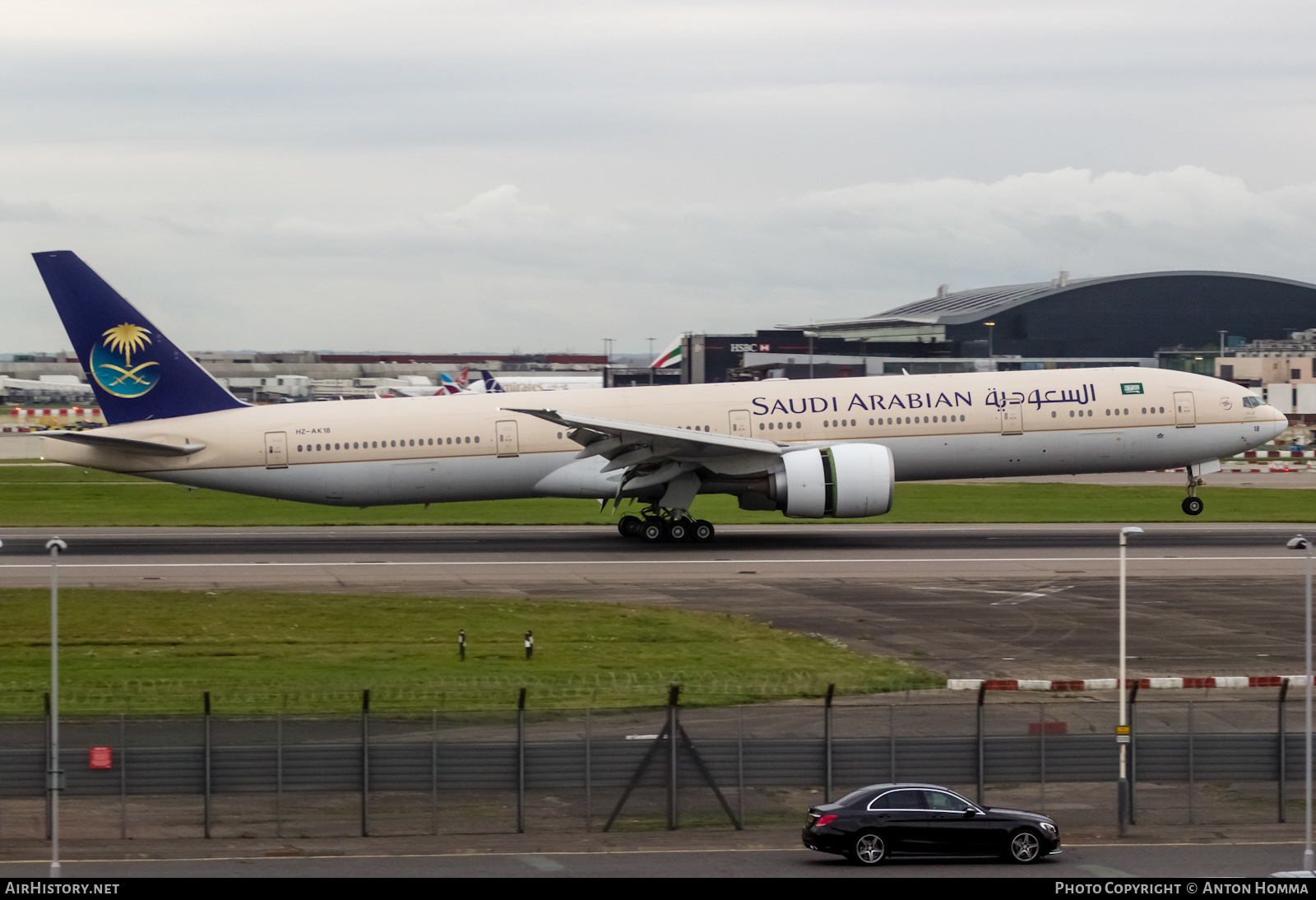 Aircraft Photo of HZ-AK18 | Boeing 777-368/ER | Saudi Arabian Airlines | AirHistory.net #275059
