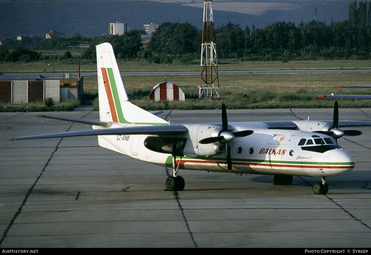 Aircraft Photo of LZ-ANB | Antonov An-24V | Balkan - Bulgarian Airlines | AirHistory.net #275066