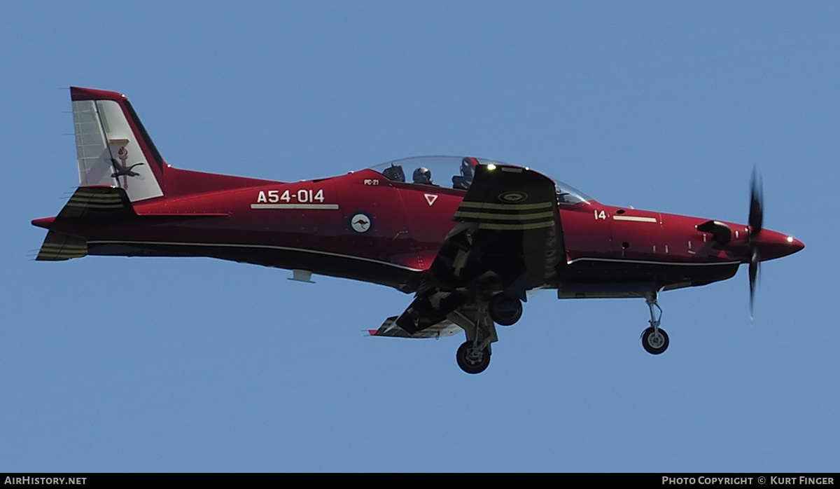 Aircraft Photo of A54-014 | Pilatus PC-21 | Australia - Air Force | AirHistory.net #275100