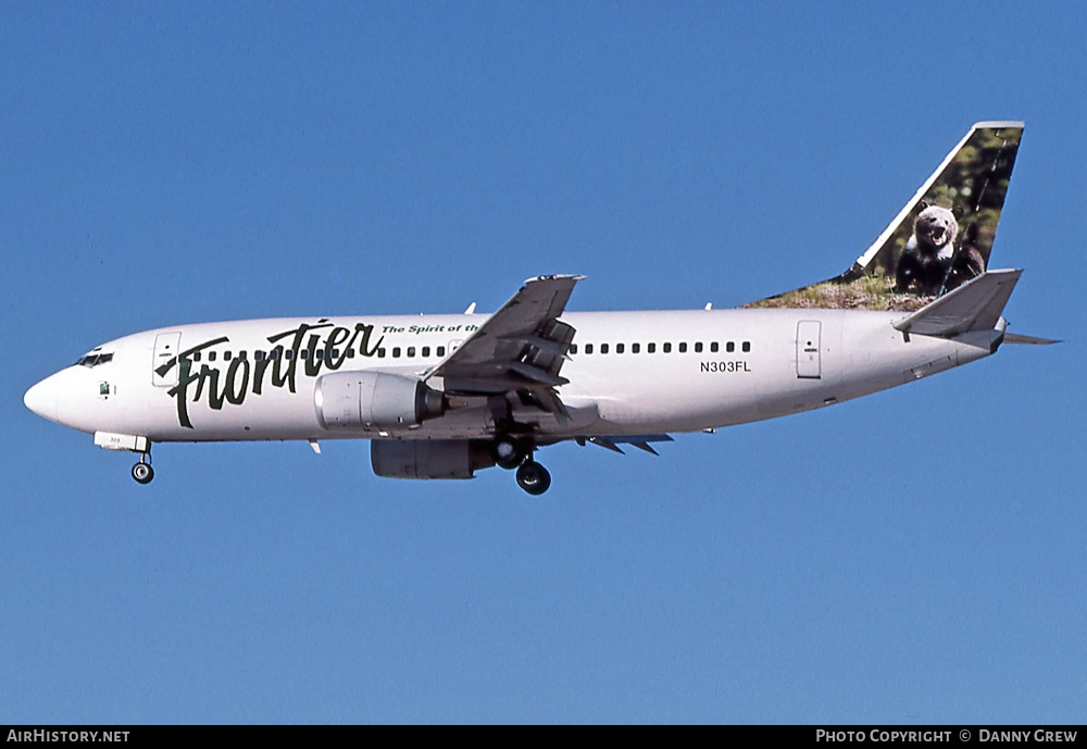Aircraft Photo of N303FL | Boeing 737-3M8 | Frontier Airlines | AirHistory.net #275116