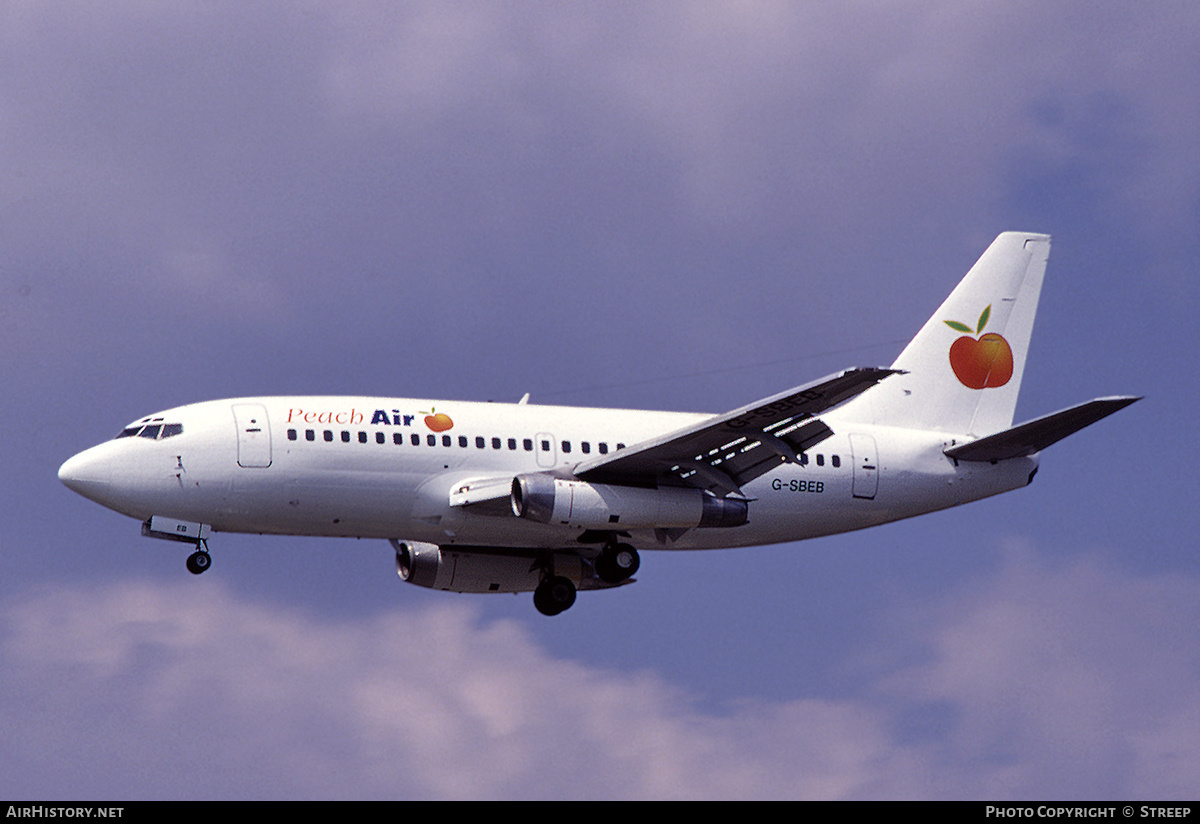 Aircraft Photo of G-SBEB | Boeing 737-204/Adv | Peach Air | AirHistory.net #275124