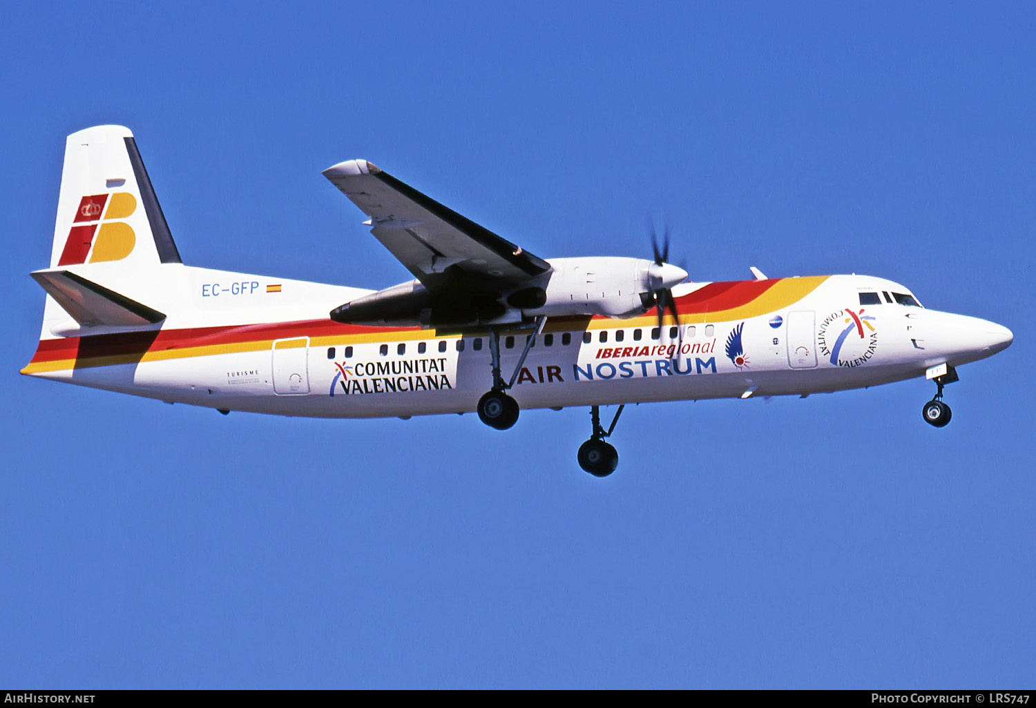 Aircraft Photo of EC-GFP | Fokker 50 | Air Nostrum | AirHistory.net #275140