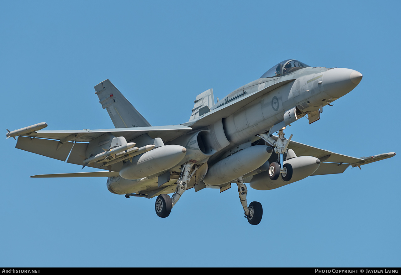 Aircraft Photo of A21-2 | McDonnell Douglas F/A-18A Hornet | Australia - Air Force | AirHistory.net #275146