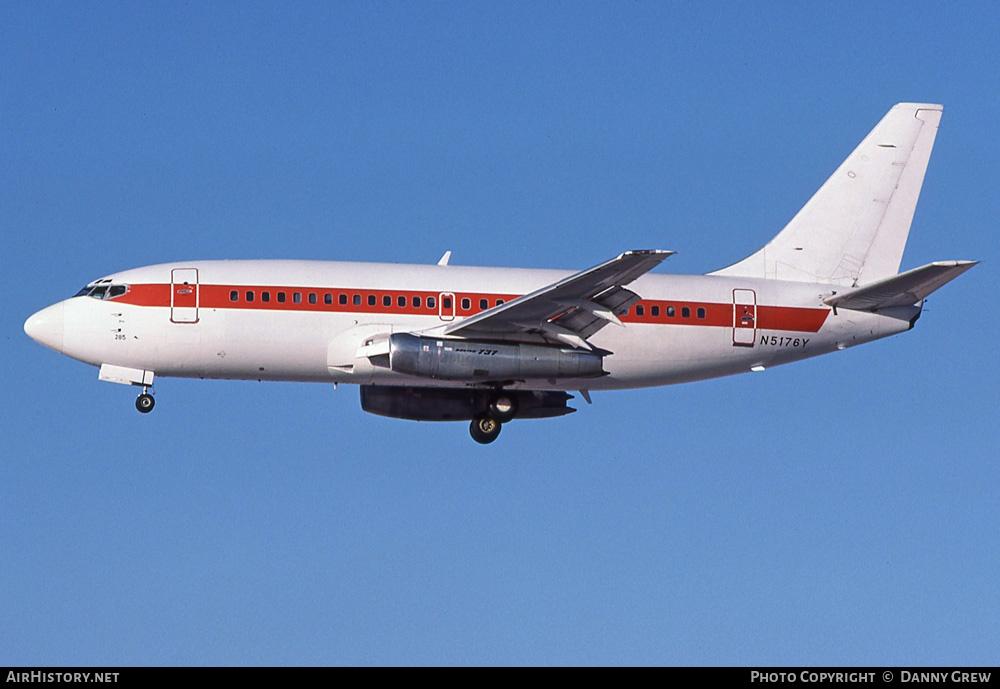 Aircraft Photo of N5176Y | Boeing CT-43A (737-253/Adv) | EG & G - Edgerton, Germeshausen, and Grier | AirHistory.net #275162