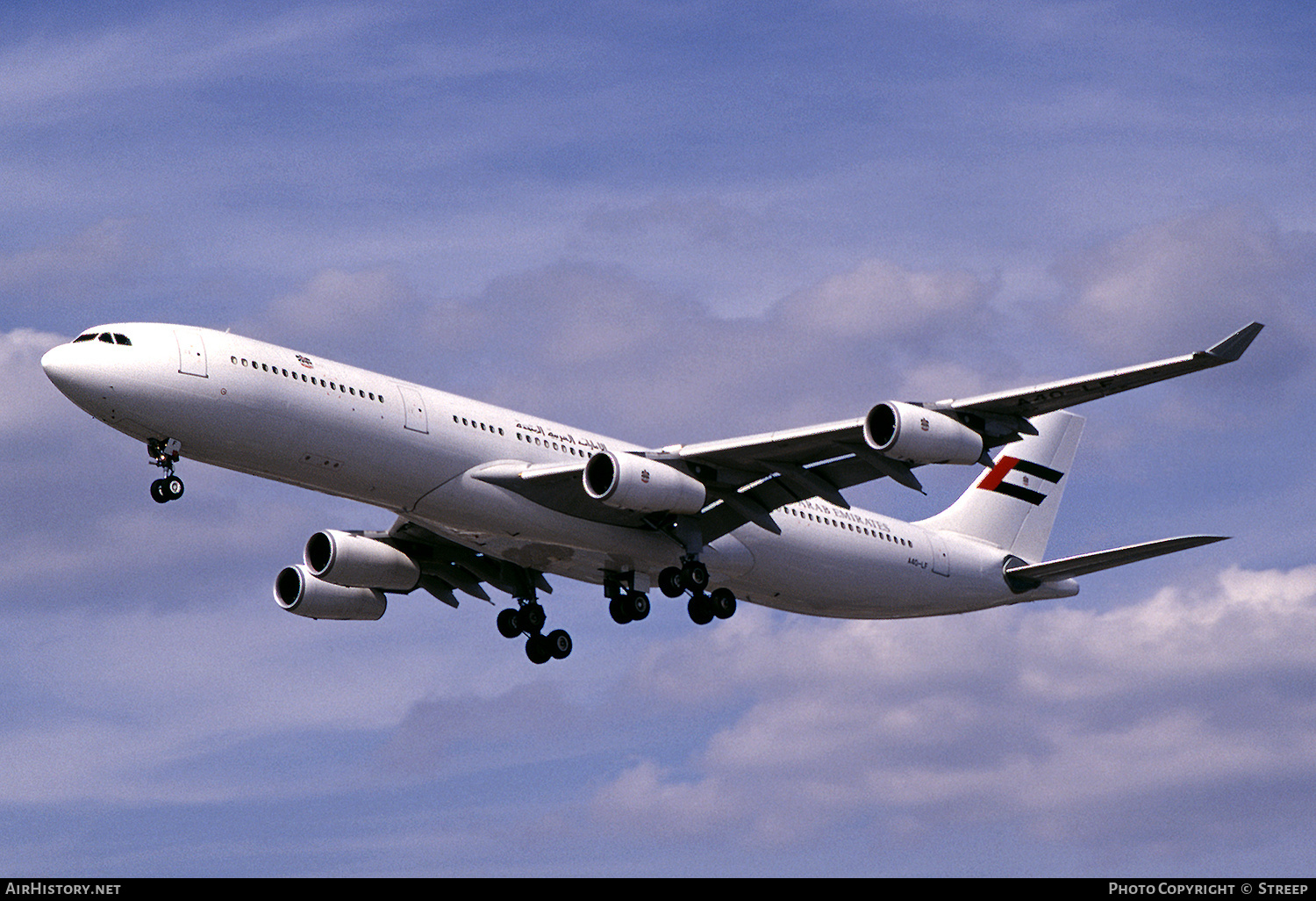 Aircraft Photo of A4O-LF | Airbus A340-312 | United Arab Emirates Government | AirHistory.net #275169