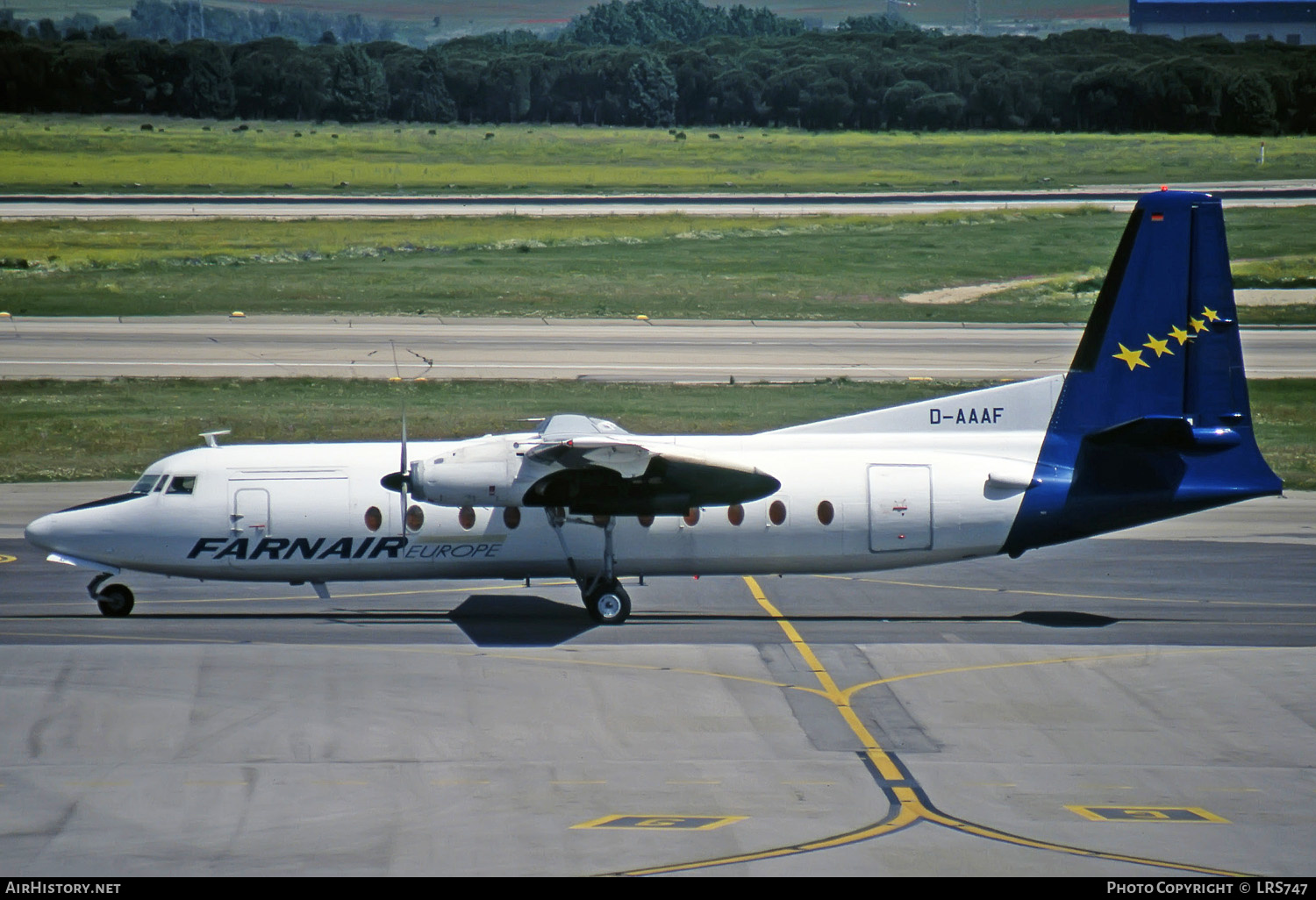 Aircraft Photo of D-AAAF | Fokker F27-500 Friendship | Farnair Europe | AirHistory.net #275173