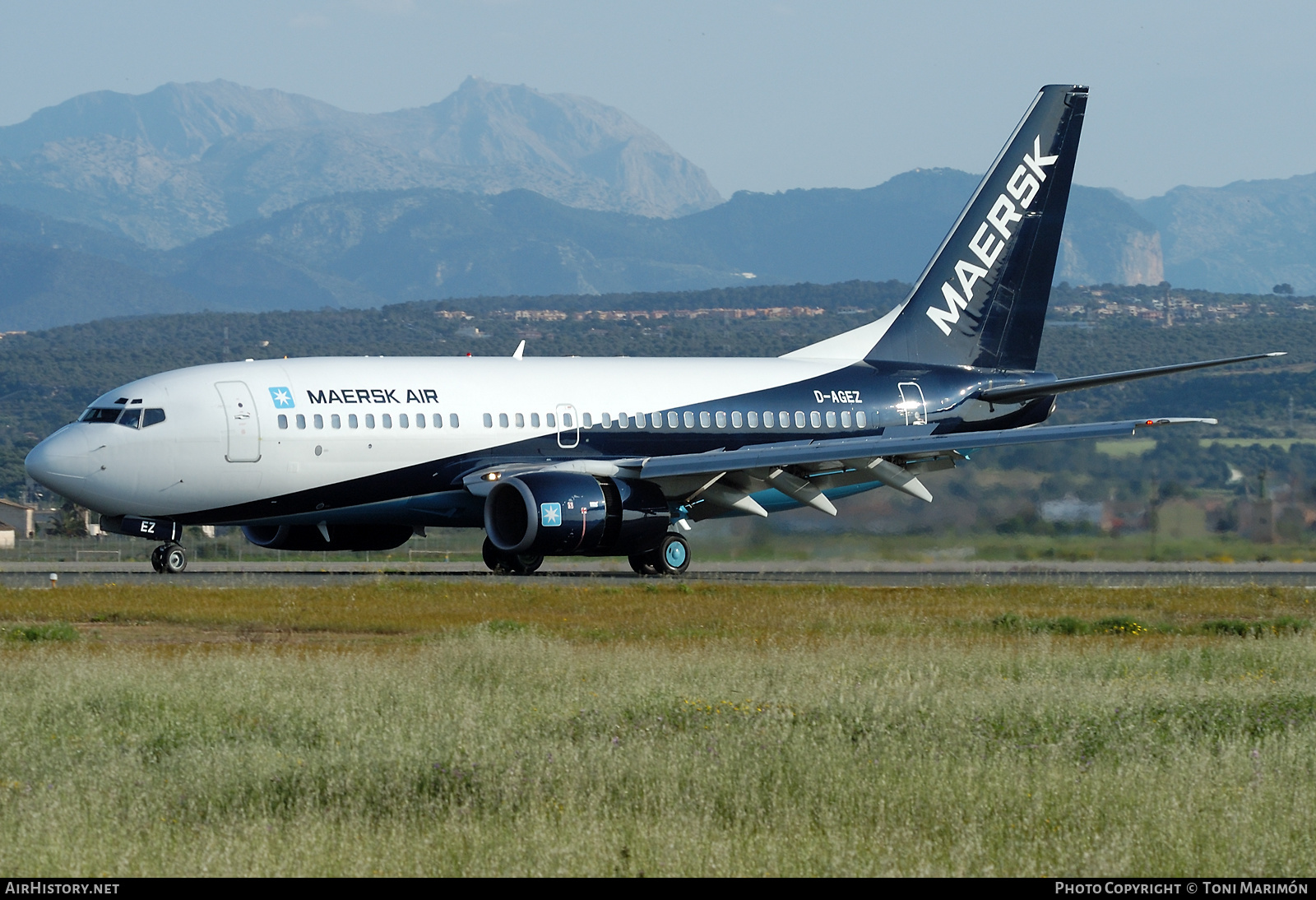 Aircraft Photo of D-AGEZ | Boeing 737-73S | Maersk Air | AirHistory.net #275184