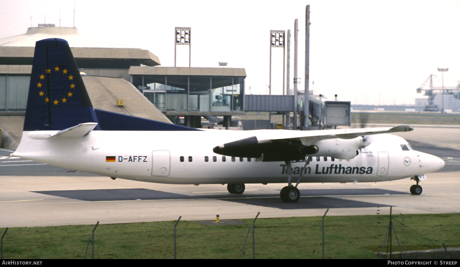 Aircraft Photo of D-AFFZ | Fokker 50 | Team Lufthansa | AirHistory.net #275193