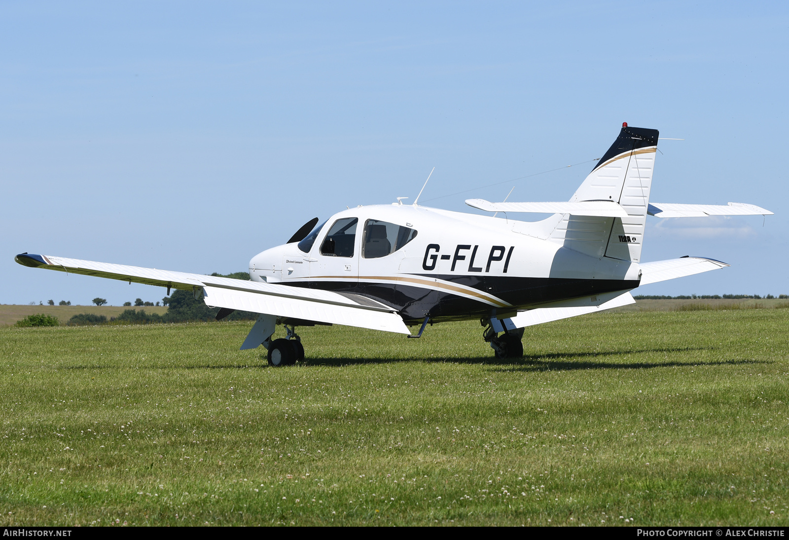 Aircraft Photo of G-FLPI | Rockwell Commander 112A | AirHistory.net #275219