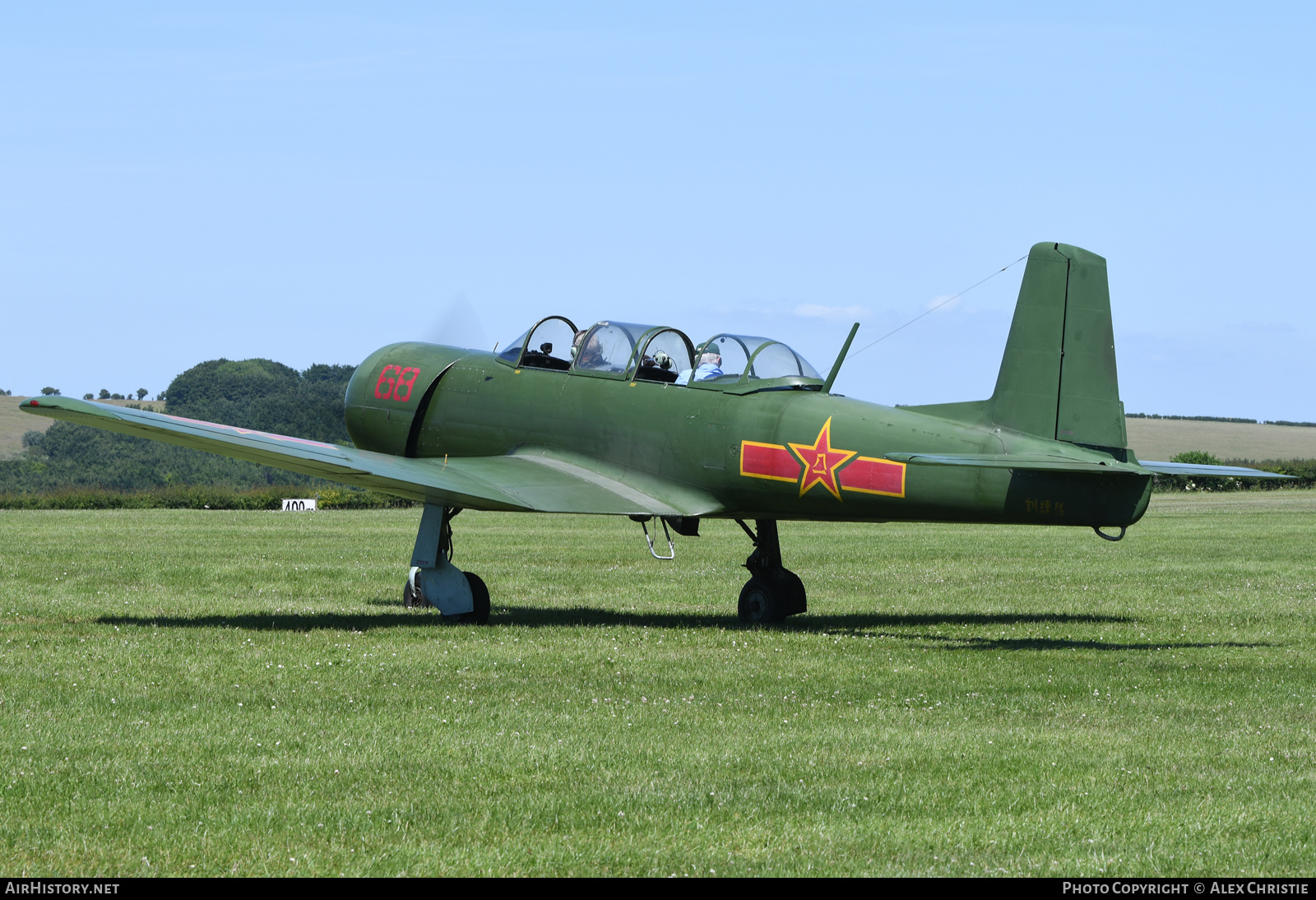 Aircraft Photo of G-BVVG / 68 | Nanchang CJ-6A | China - Air Force | AirHistory.net #275221