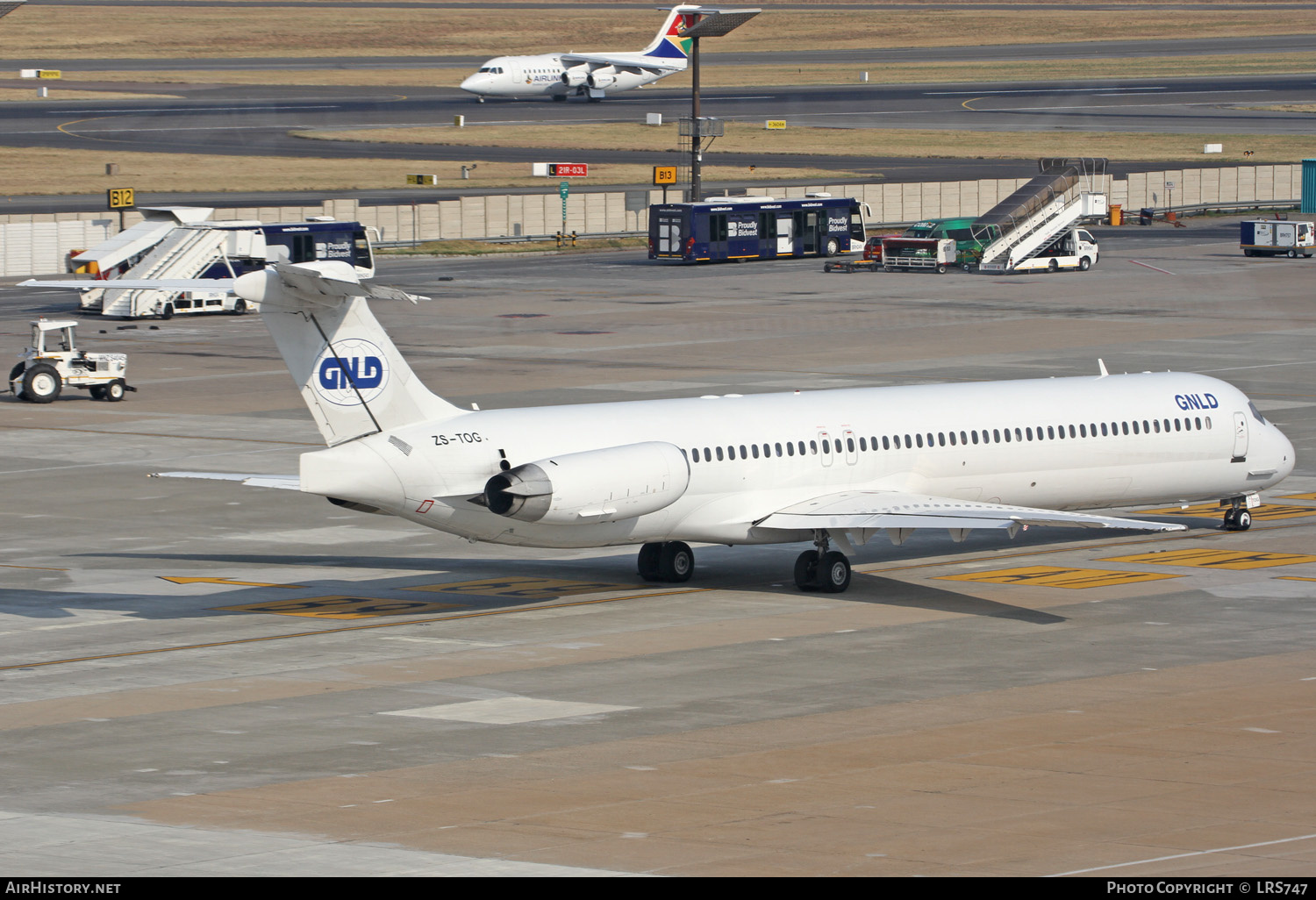 Aircraft Photo of ZS-TOG | McDonnell Douglas MD-82 (DC-9-82) | Global Aviation | AirHistory.net #275227