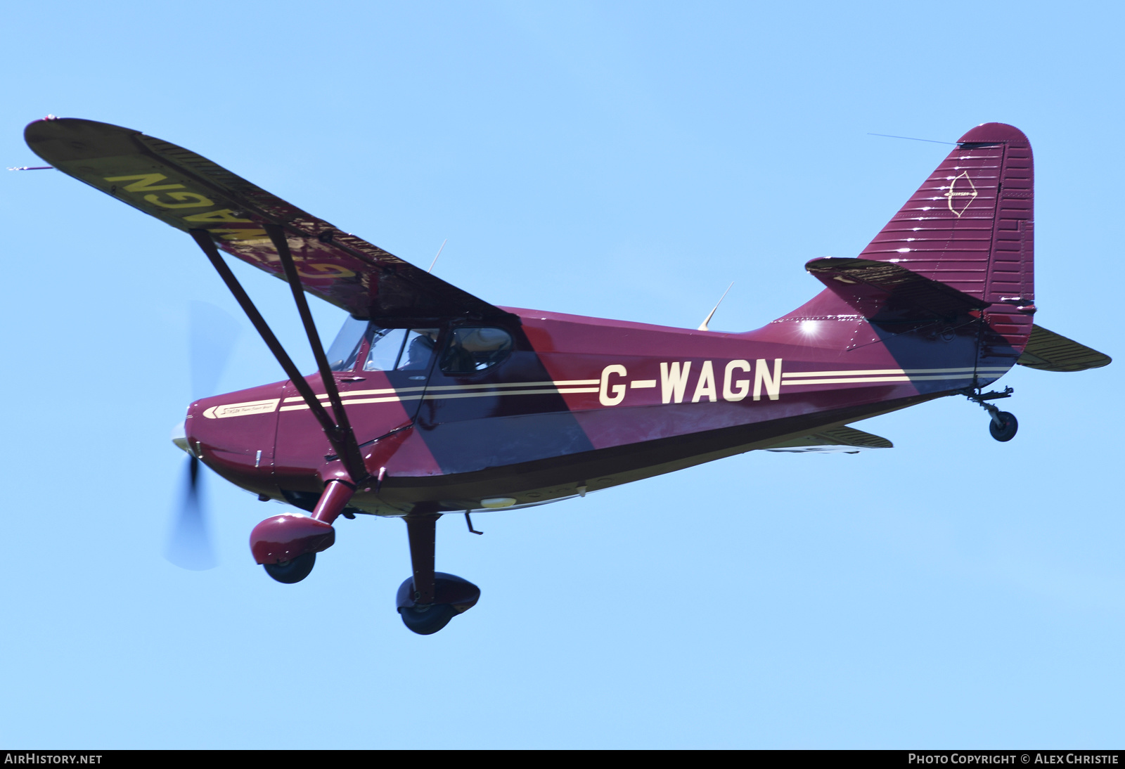 Aircraft Photo of G-WAGN | Stinson 108-3 Voyager | AirHistory.net #275228
