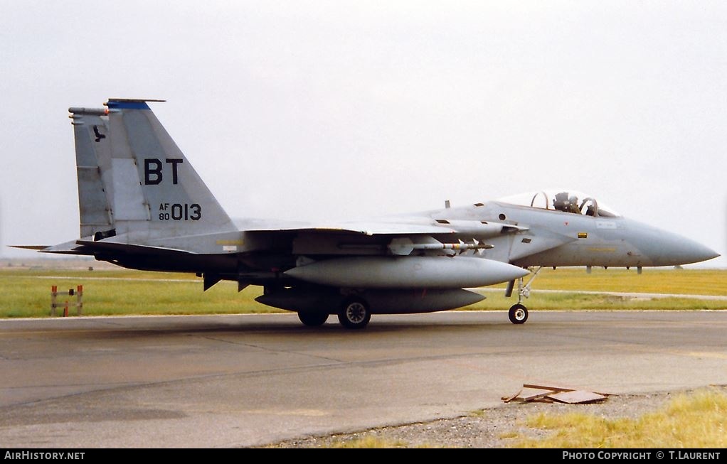 Aircraft Photo of 80-0013 | McDonnell Douglas F-15C Eagle | USA - Air Force | AirHistory.net #275249