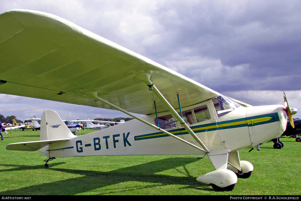 Aircraft Photo of G-BTFK | Taylorcraft BC-12D Twosome | AirHistory.net #275275