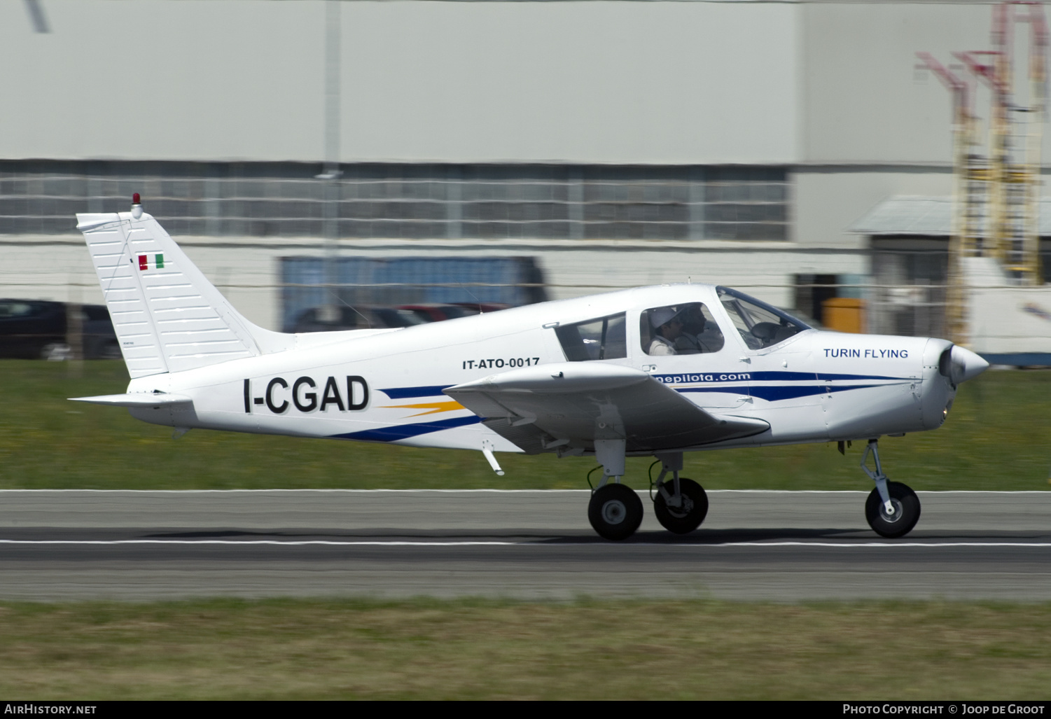 Aircraft Photo of I-CGAD | Piper PA-28-140 Cherokee F | Turin Flying | AirHistory.net #275279