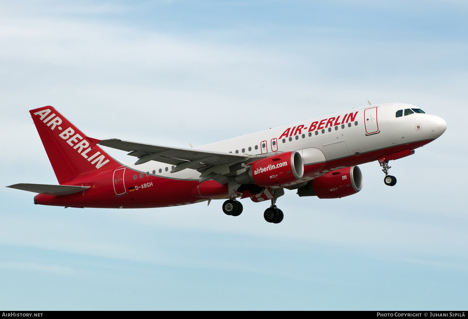 Aircraft Photo of D-ABGH | Airbus A319-112 | Air Berlin | AirHistory.net #275282
