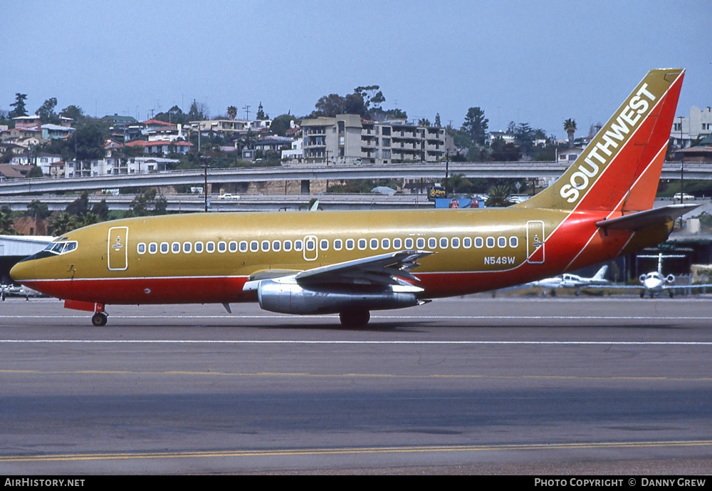 Aircraft Photo of N54SW | Boeing 737-2H4 | Southwest Airlines | AirHistory.net #275302