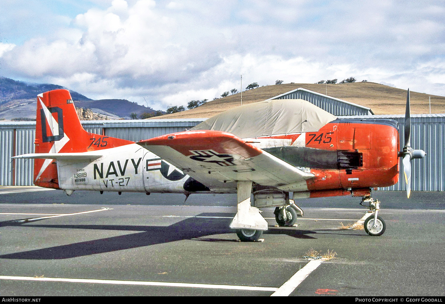 Aircraft Photo of N119DB / 138119 | North American T-28B Trojan | USA - Navy | AirHistory.net #275325