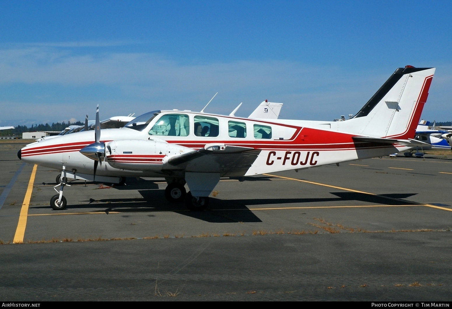 Aircraft Photo of C-FOJC | Beech 58 Baron | AirHistory.net #275335