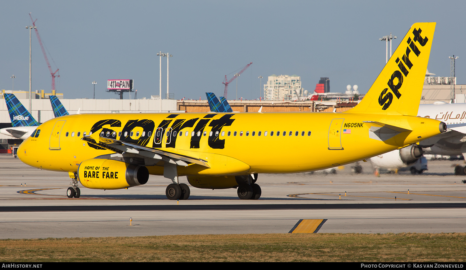 Aircraft Photo of N605NK | Airbus A320-232 | Spirit Airlines | AirHistory.net #275349