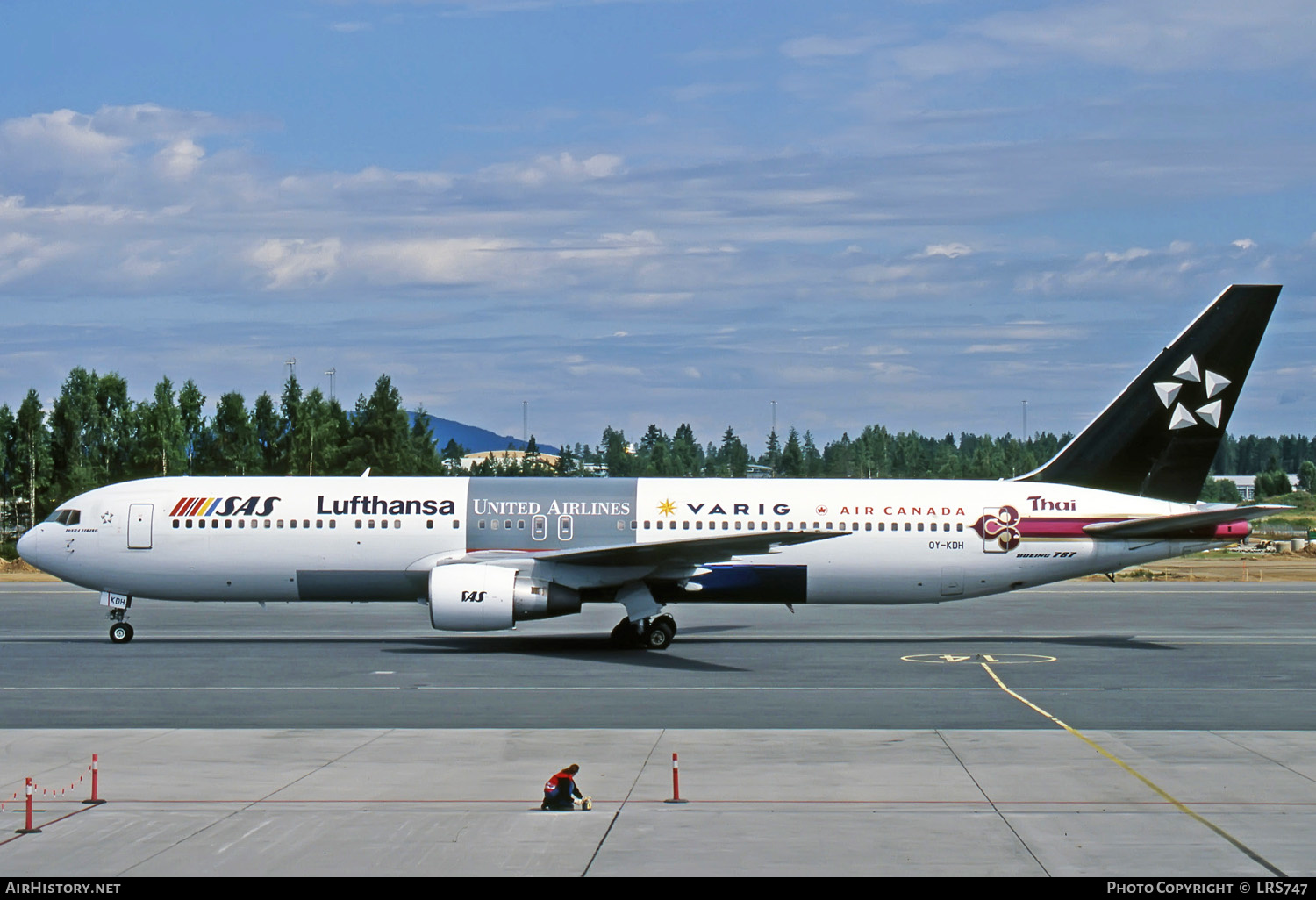 Aircraft Photo of OY-KDH | Boeing 767-383/ER | Scandinavian Airlines - SAS | AirHistory.net #275450