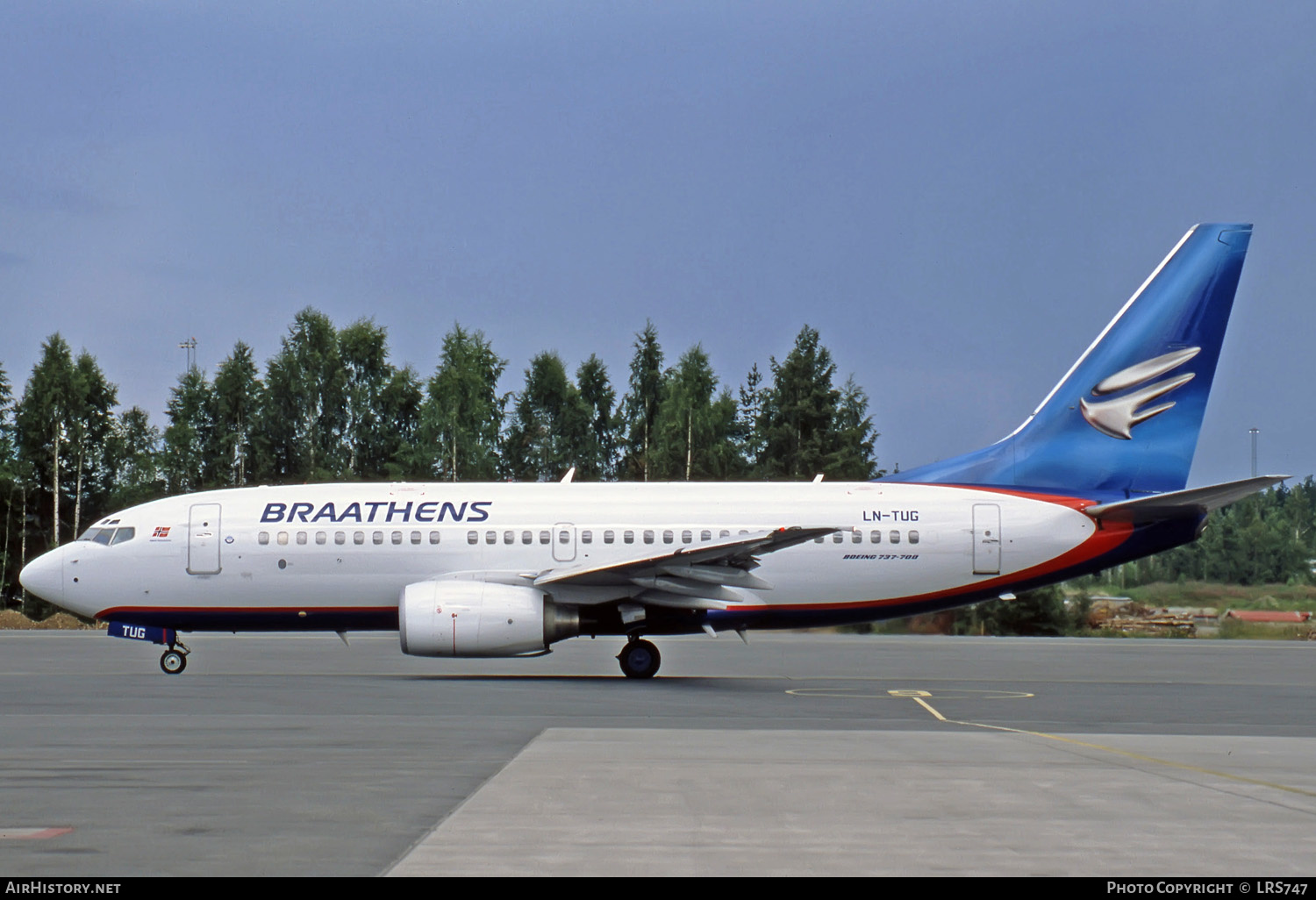 Aircraft Photo of LN-TUG | Boeing 737-705 | Braathens | AirHistory.net #275451