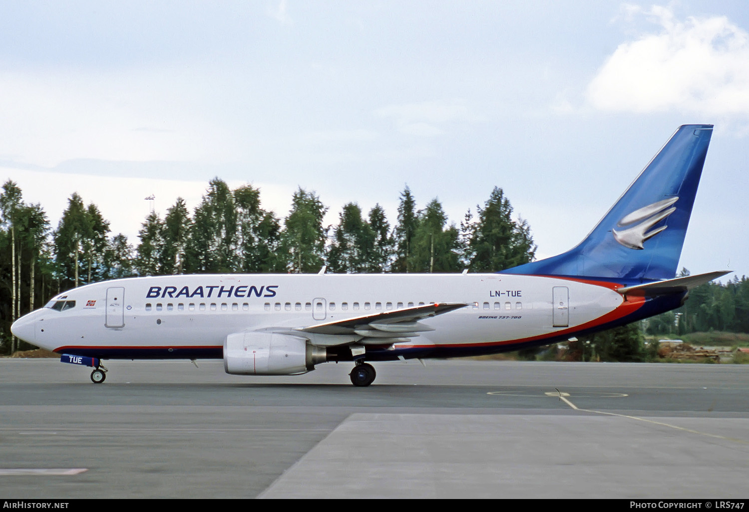 Aircraft Photo of LN-TUE | Boeing 737-705 | Braathens | AirHistory.net #275453