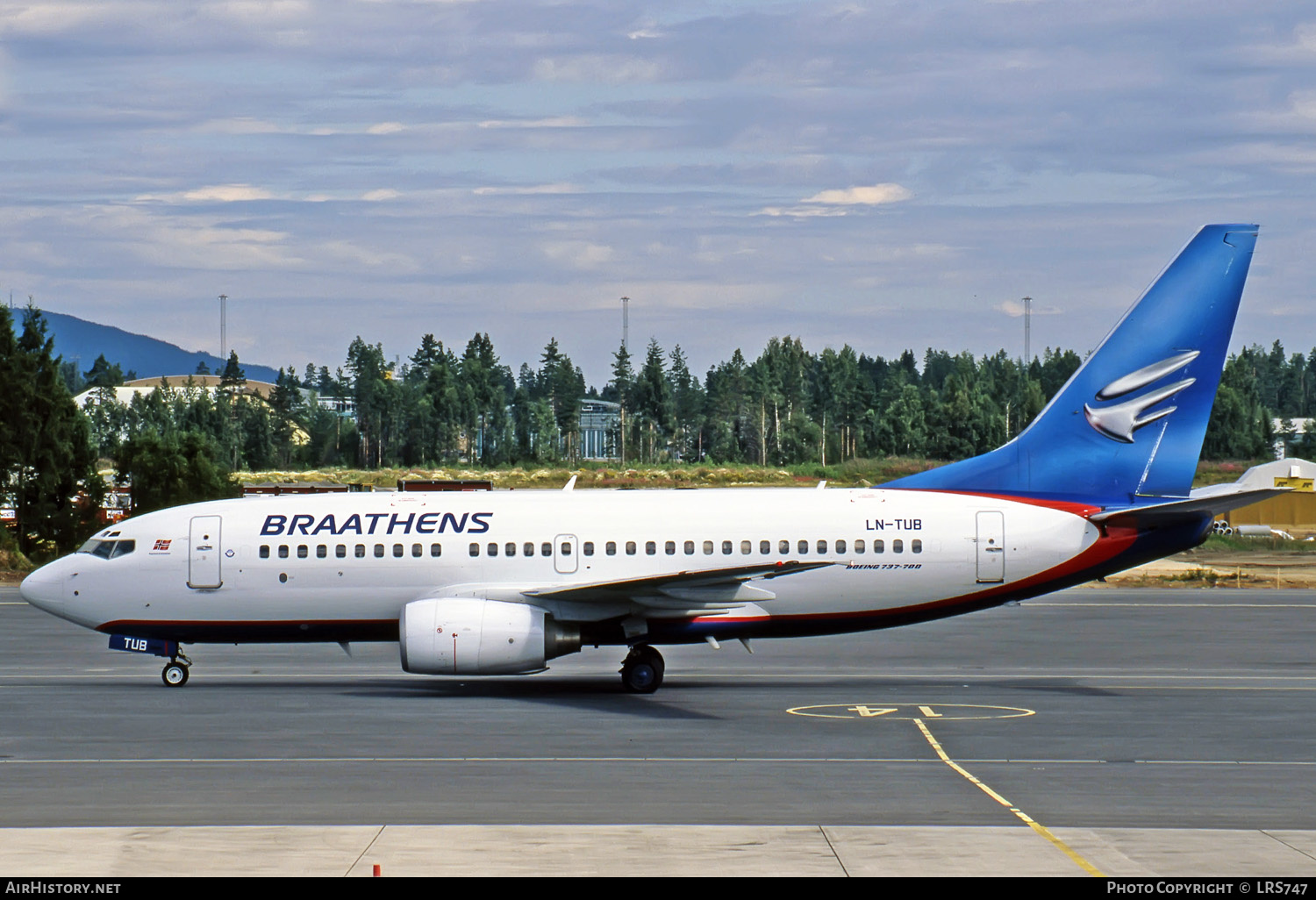 Aircraft Photo of LN-TUB | Boeing 737-705 | Braathens | AirHistory.net #275458