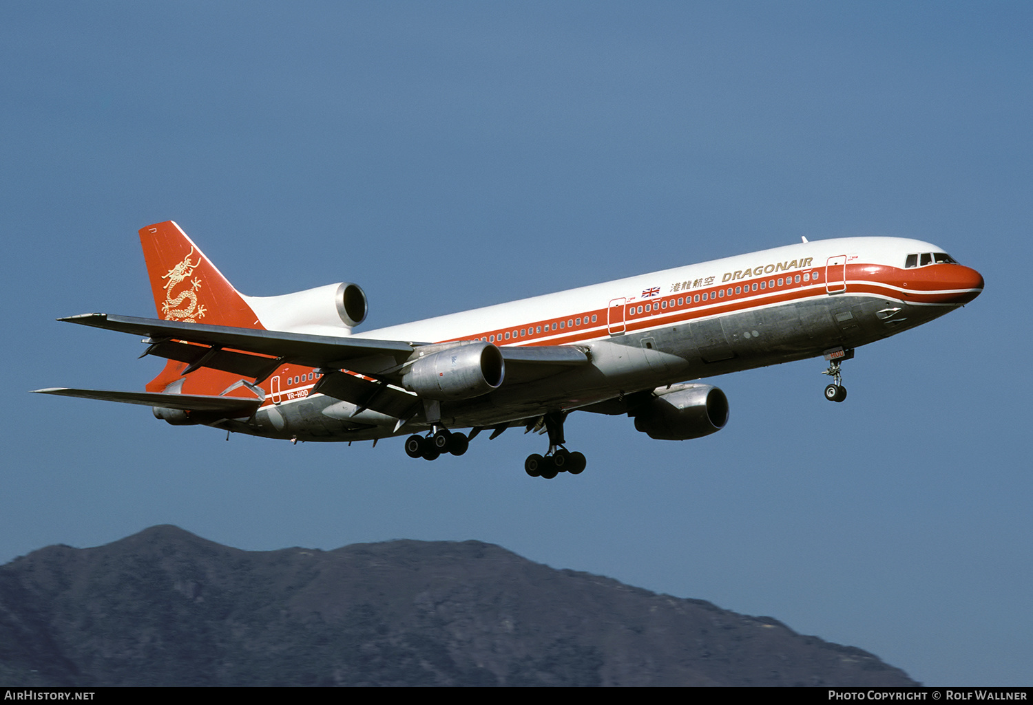 Aircraft Photo of VR-HOD | Lockheed L-1011-385-1 TriStar 1 | Dragonair | AirHistory.net #275463