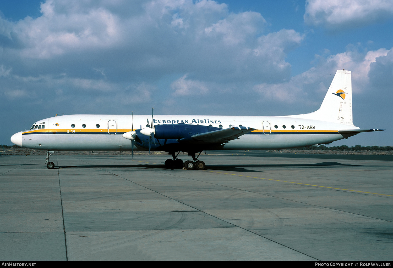 Aircraft Photo of T9-ABB | Ilyushin Il-18V | European Airlines | AirHistory.net #275464