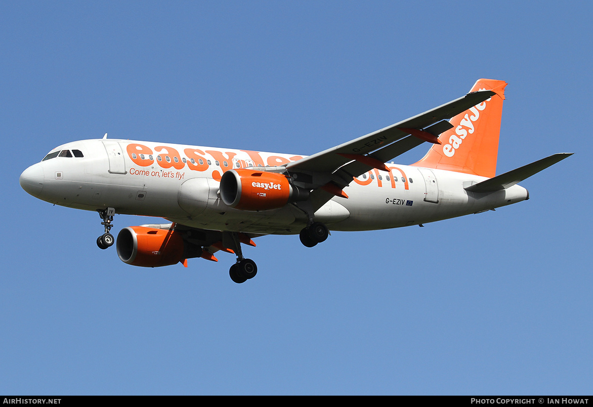 Aircraft Photo of G-EZIV | Airbus A319-111 | EasyJet | AirHistory.net #275481